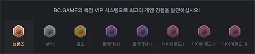 BC.GAME의 로얄티 VIP