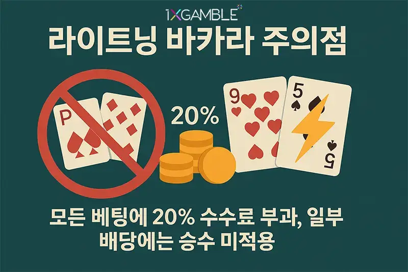 라이트닝 바카라 주의점